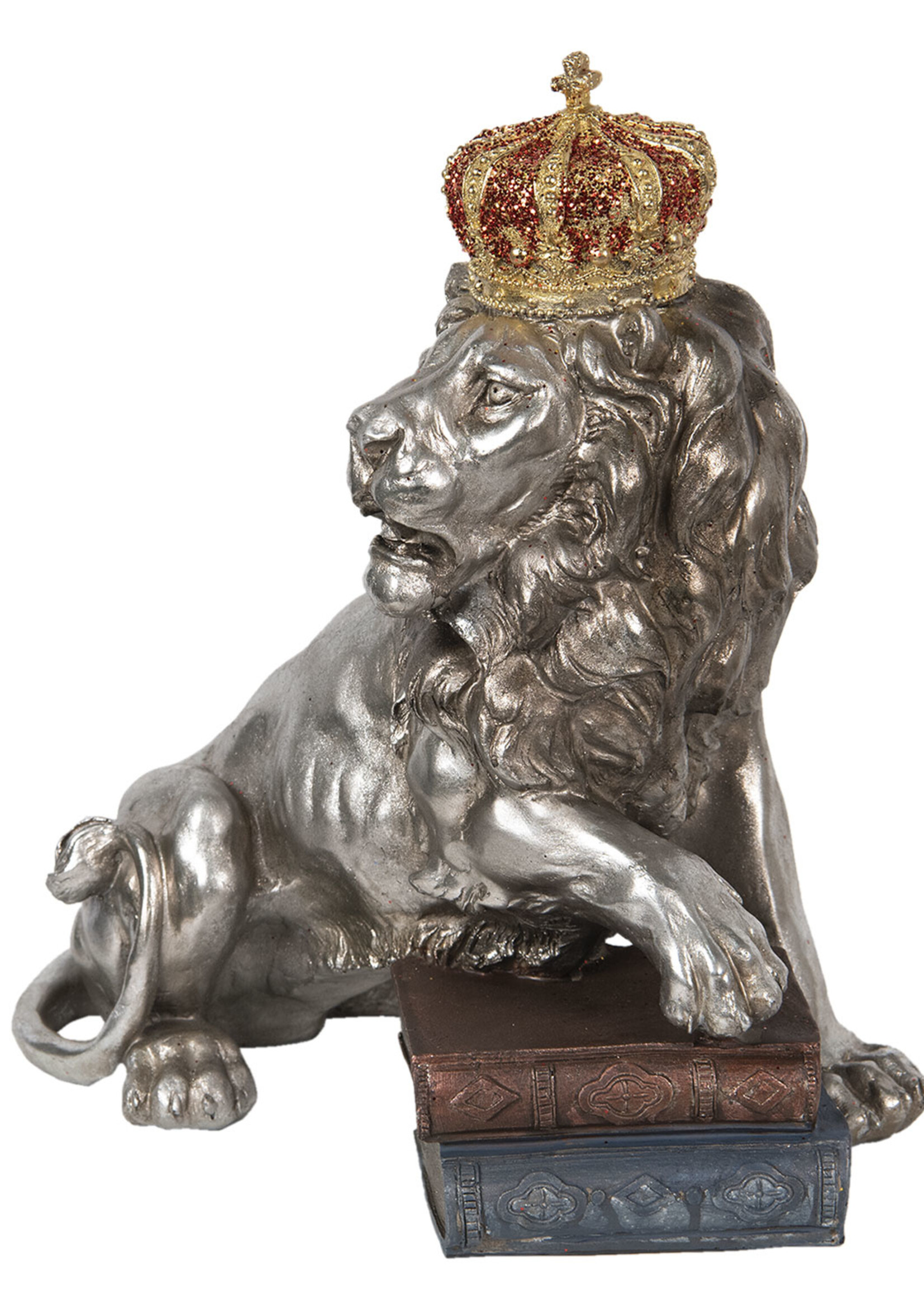 Clayre & Eef Décoration lion 42*25*44 cm 6PR2821