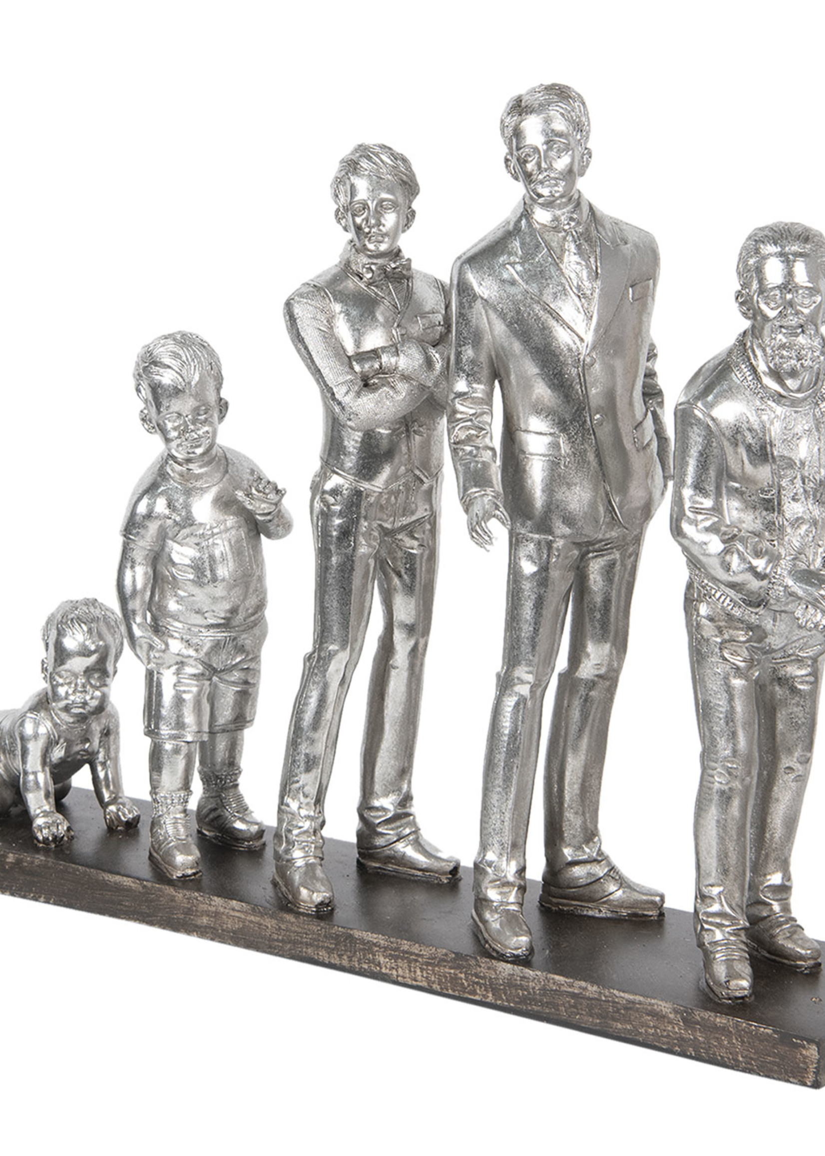 Clayre & Eef Décoration cycle de la vie humaine 54*16*42 cm 6PR2825