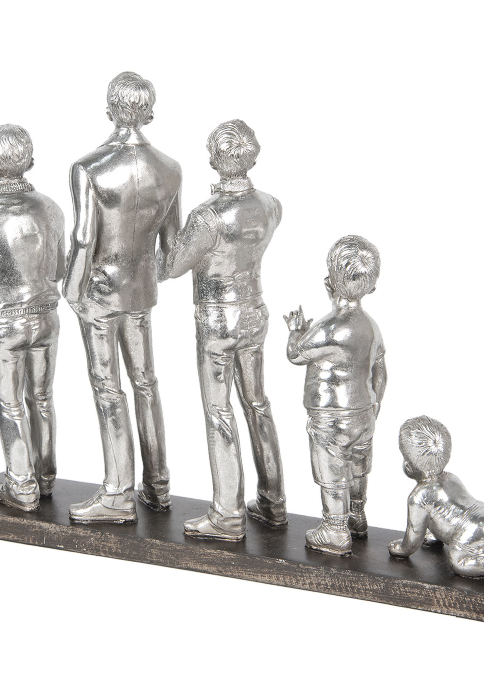 Clayre & Eef Décoration cycle de la vie humaine 54*16*42 cm 6PR2825