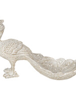 Clayre & Eef Décoration paon 22*11*14 cm 6PR2830