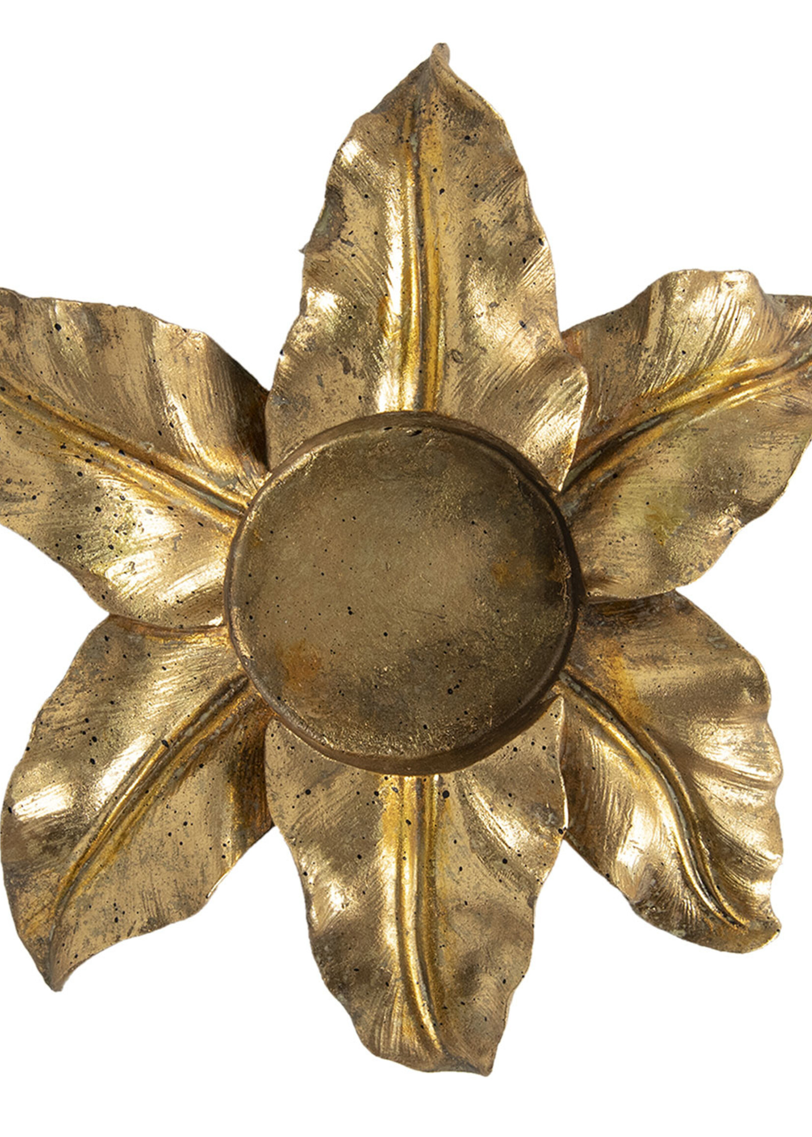 Clayre & Eef Décoration photophore Ø 22*6 cm 6PR2839