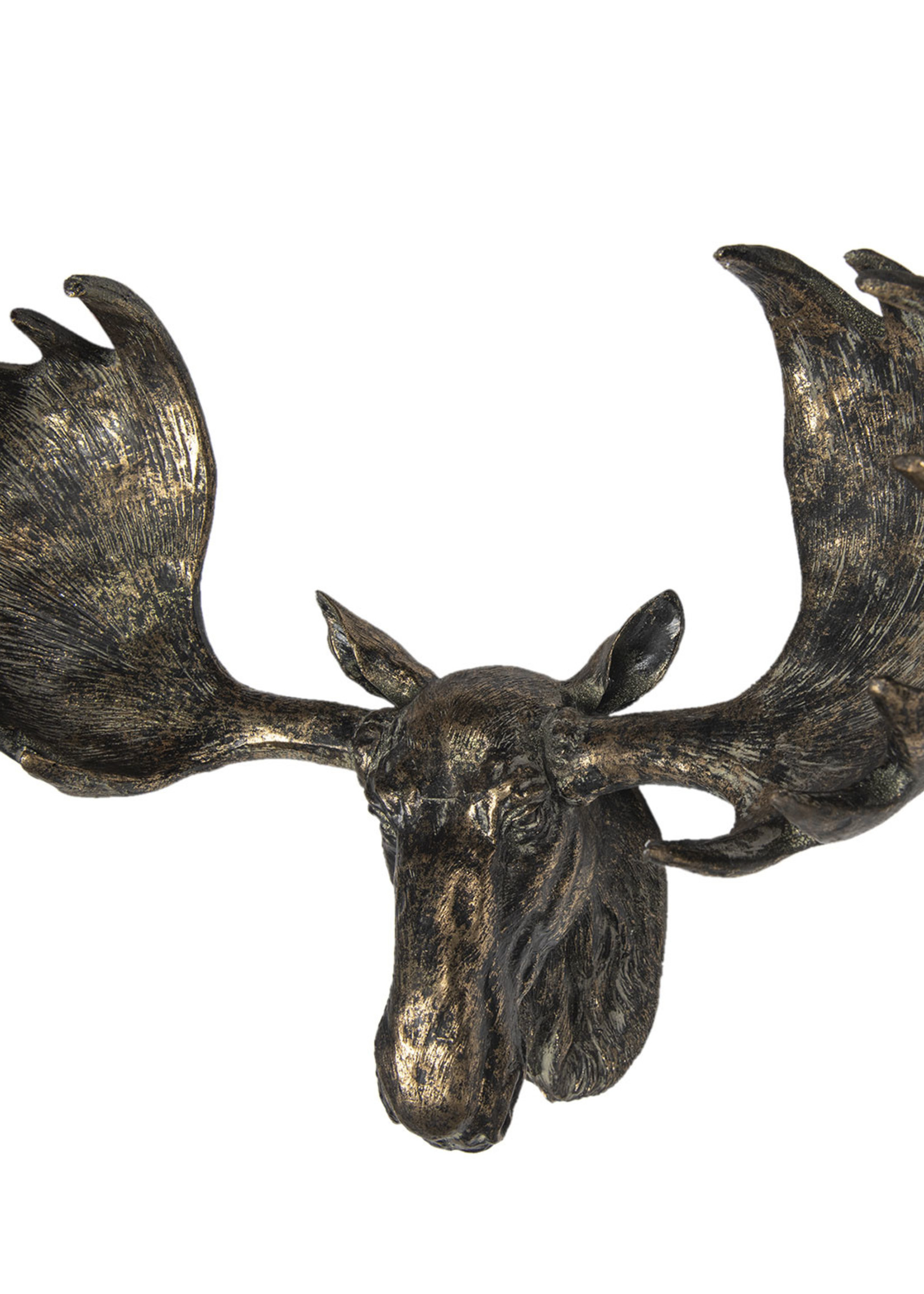 Clayre & Eef Décoration élan 40*20*43 cm 6PR2865