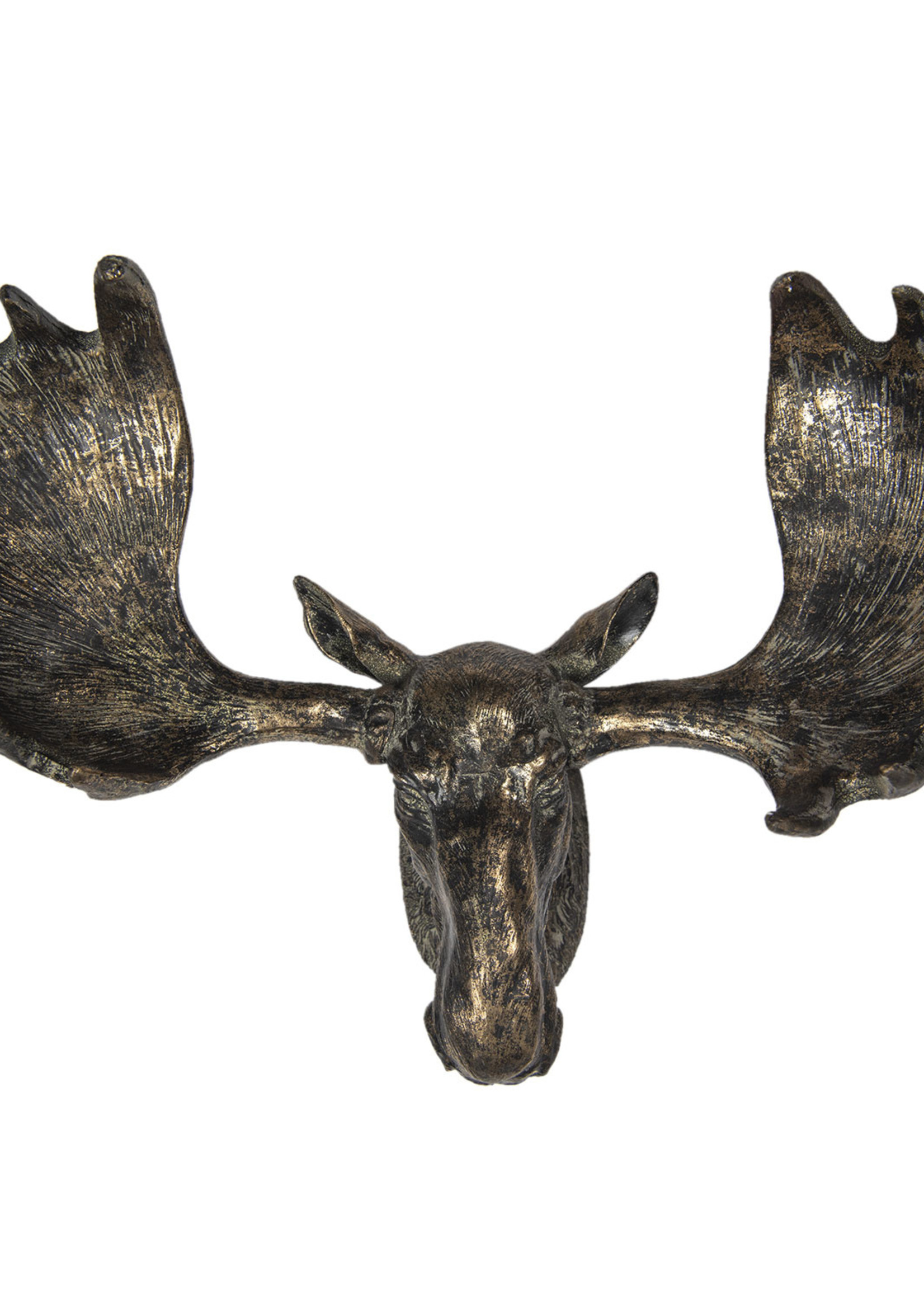 Clayre & Eef Décoration élan 40*20*43 cm 6PR2865