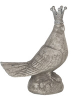 Clayre & Eef Decoratie vogel 19*10*24 cm 6PR2868