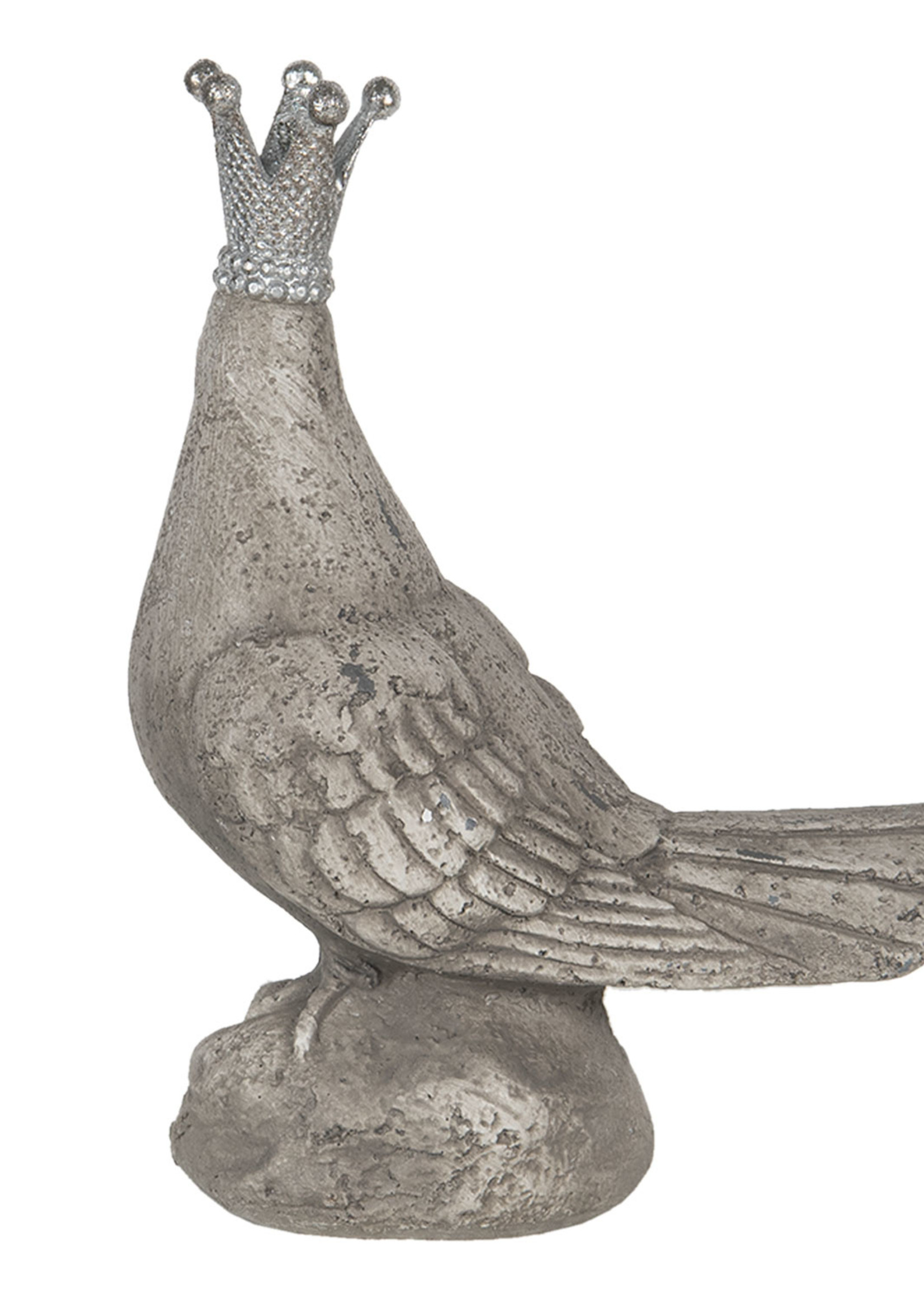 Clayre & Eef Décoration oiseau 19*10*24 cm 6PR2868