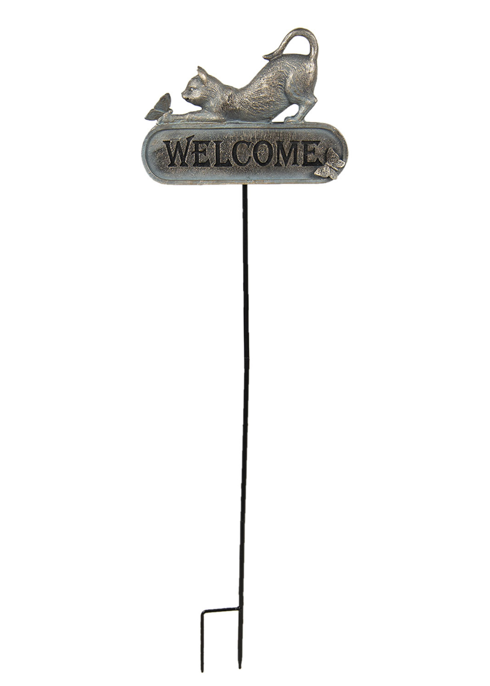 Clayre & Eef Tuinprikker kat 28*3*100 cm 6PR2877