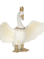 Clayre & Eef Decoratie zwaan 28*12*21 cm 6PR2887