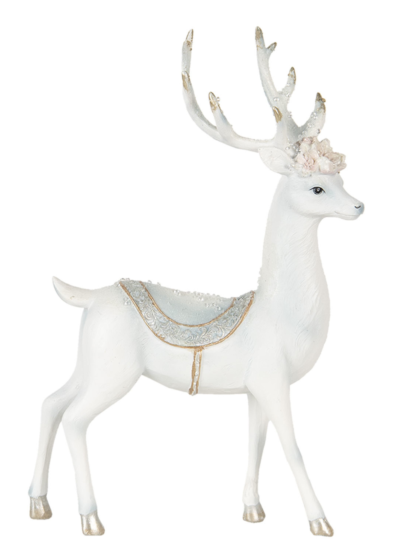 Clayre & Eef Decoratie hert 20*9*32 cm 6PR2891