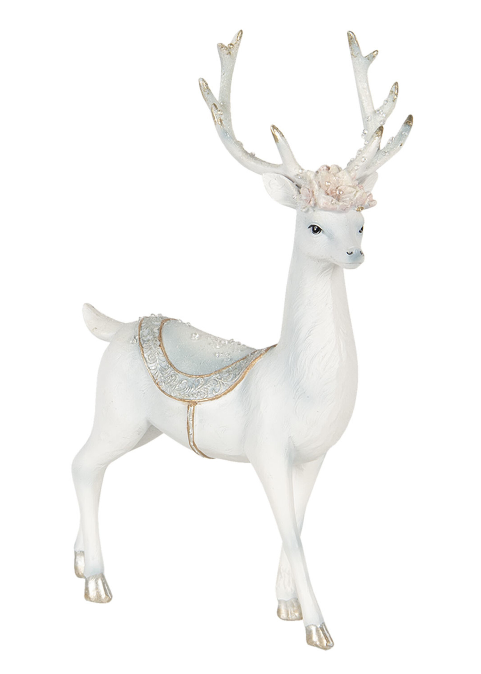 Clayre & Eef Decoratie hert 20*9*32 cm 6PR2891