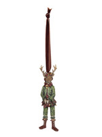 Clayre & Eef Décoration cerf pendentif 6*4*15 cm 6PR2914