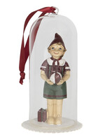 Clayre & Eef Decoratie hanger pinokkio 8*8*15 cm 6PR2921