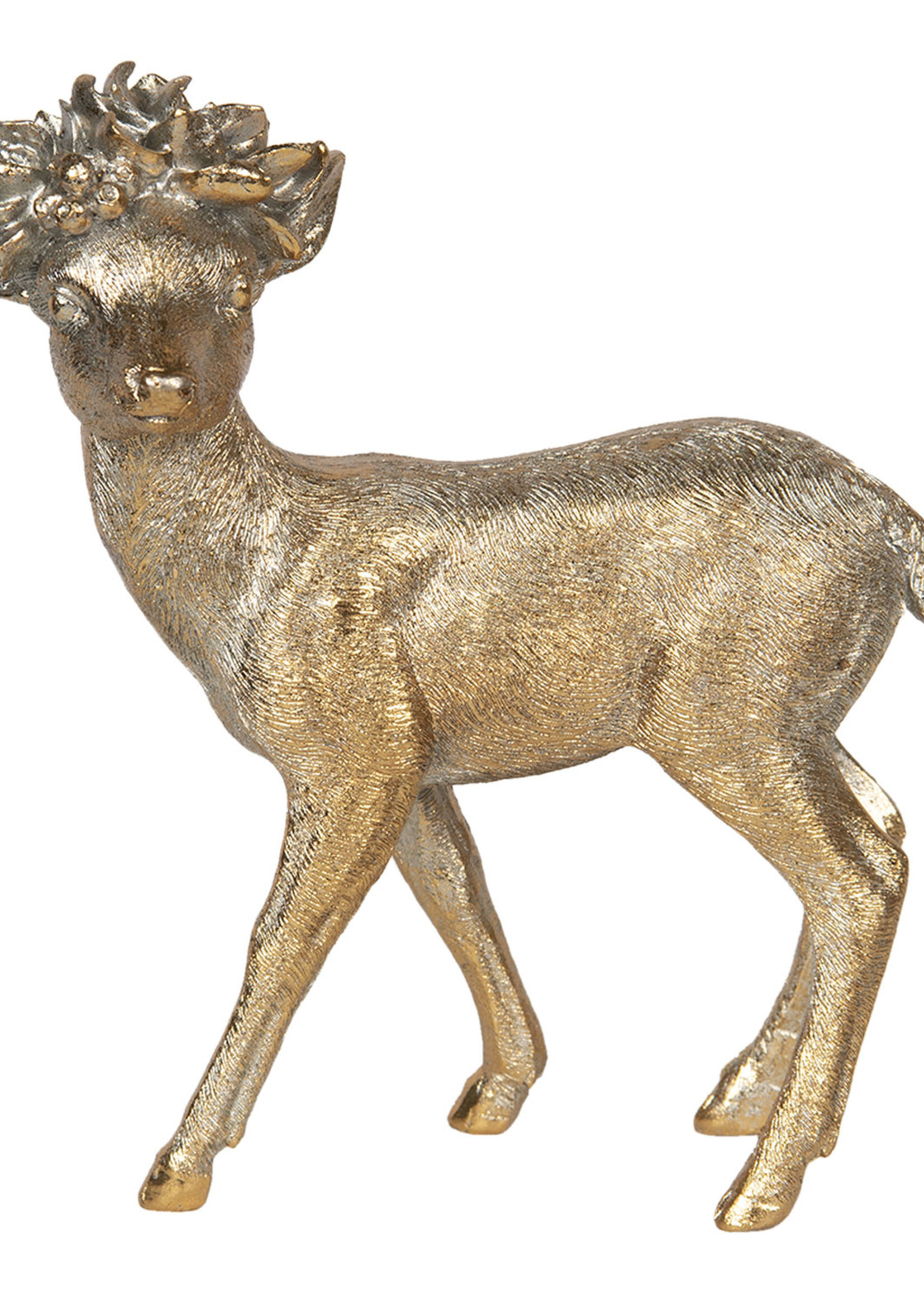 Clayre & Eef Décoration cerf 18*8*19 cm 6PR2931