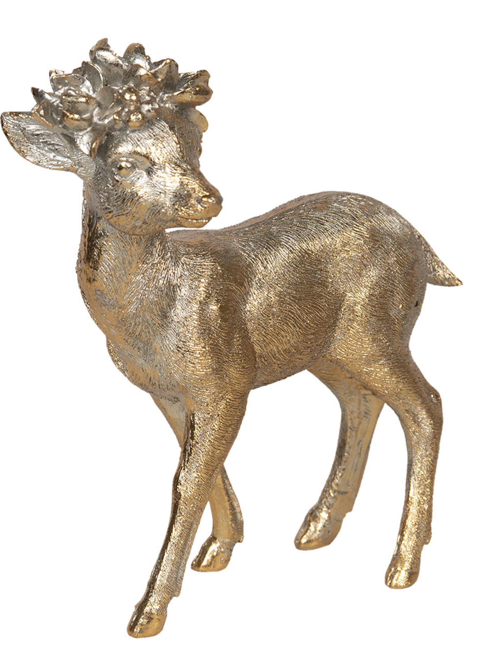 Clayre & Eef Décoration cerf 18*8*19 cm 6PR2931