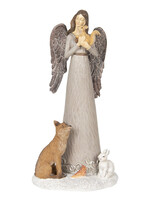 Clayre & Eef Decoratie engel 15*12*30 cm 6PR2933