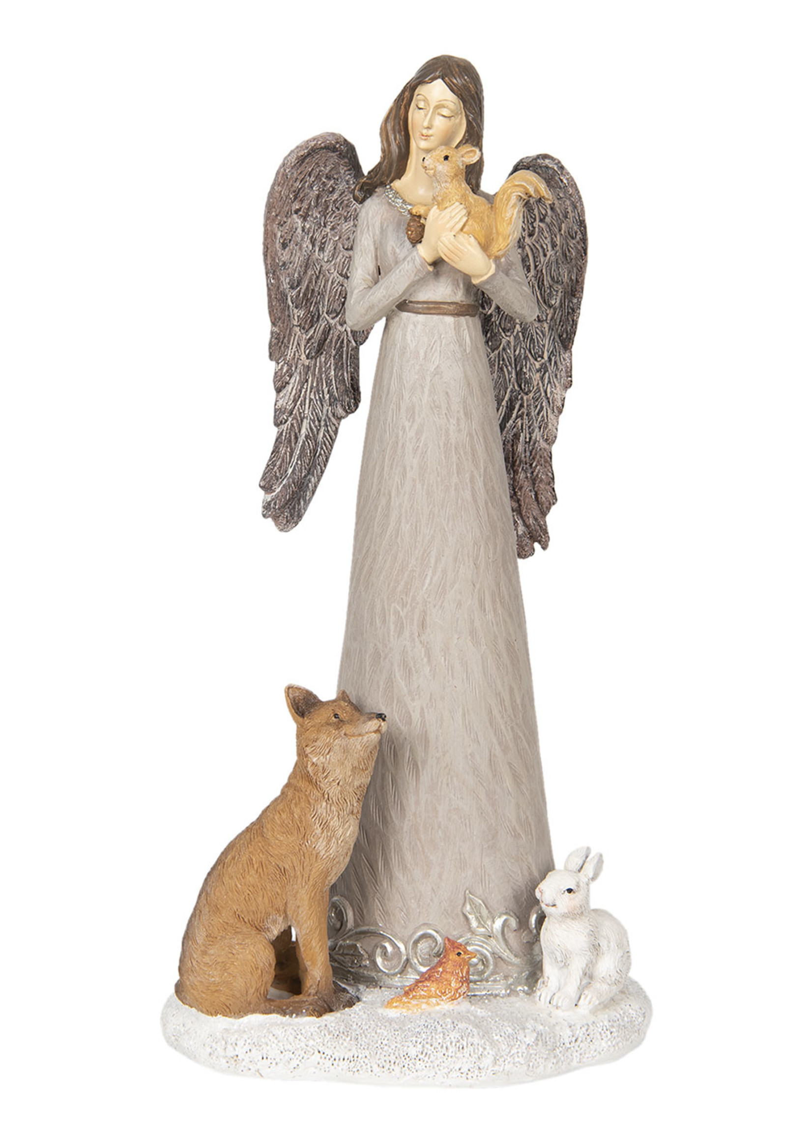 Clayre & Eef Décoration ange 15*12*30 cm 6PR2933