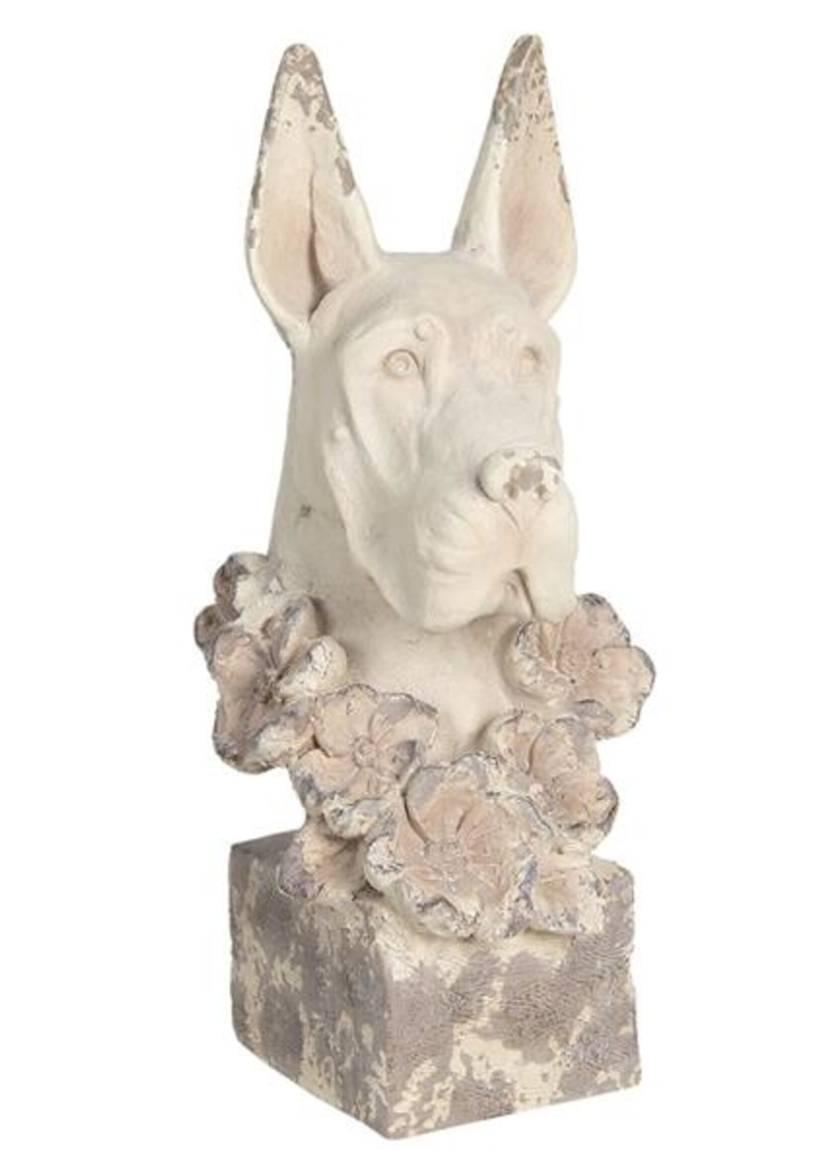 Clayre & Eef Décoration chien 22*28*55 cm 6PR2934