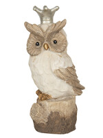 Clayre & Eef Decoratie uil 12*9*25 cm 6PR2968