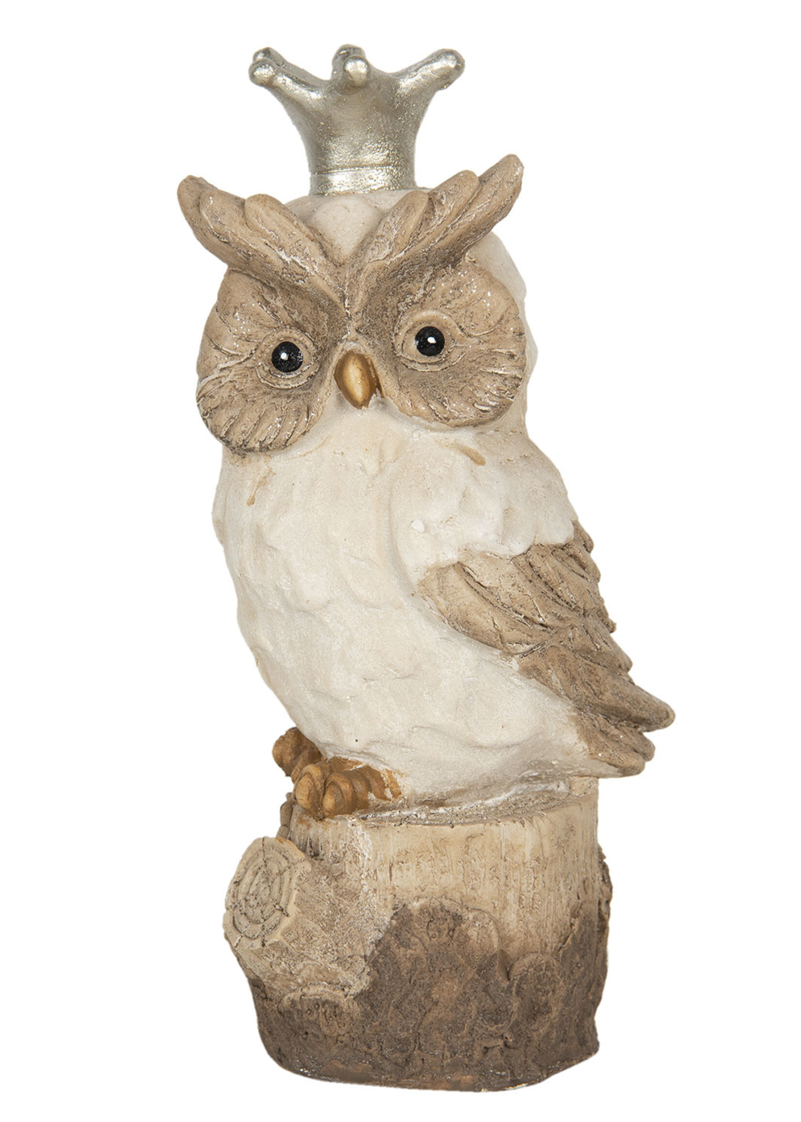Clayre & Eef Decoratie uil 12*9*25 cm 6PR2968