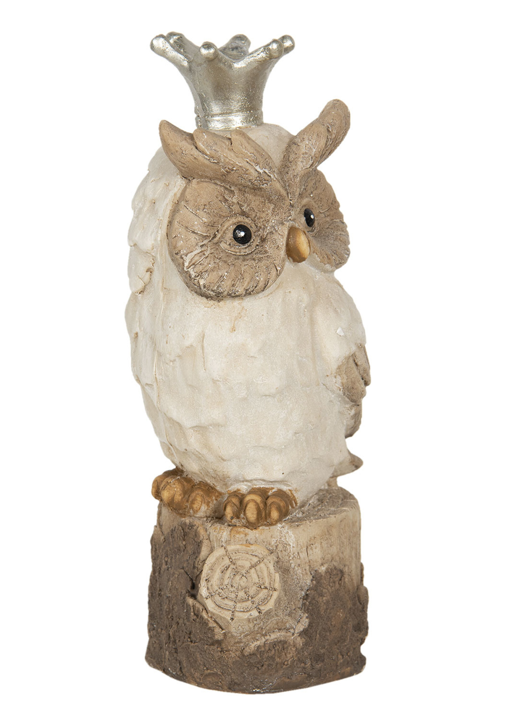 Clayre & Eef Decoratie uil 12*9*25 cm 6PR2968