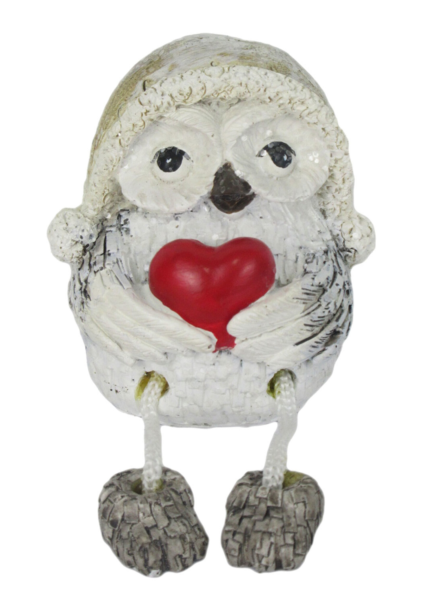 Clayre & Eef Décoration hibou 6*5*6 cm 6PR2971