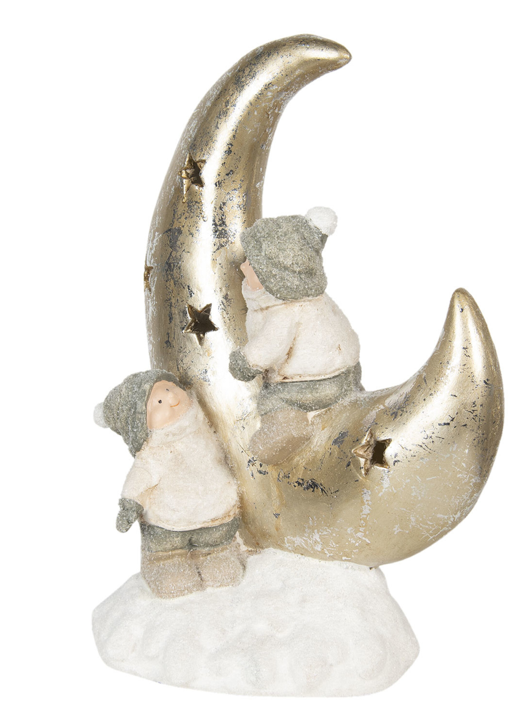 Clayre & Eef Décoration enfants sur la lune LED 32*20*46 cm 6PR2972