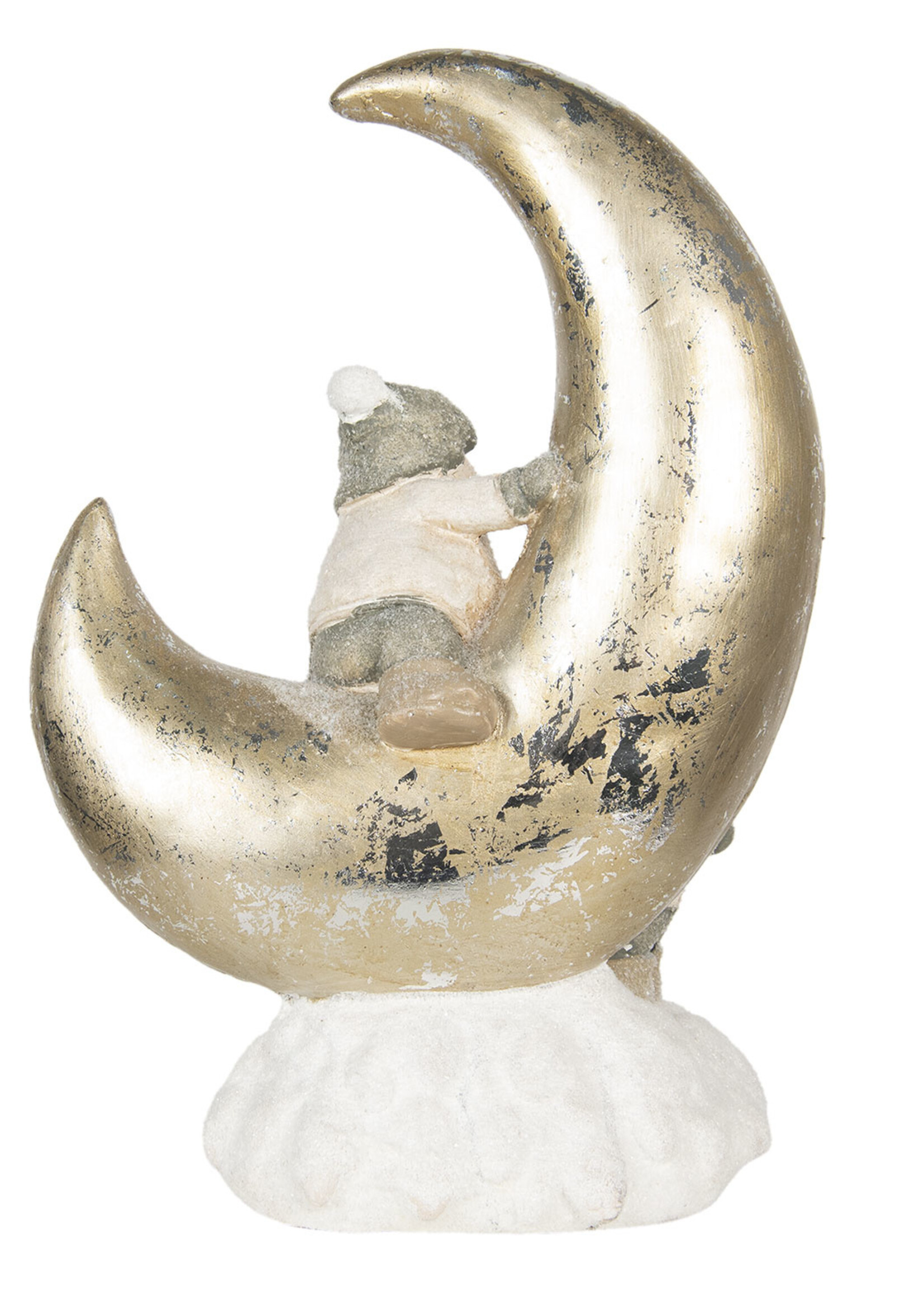 Clayre & Eef Decoratie kinderen op de maan LED 32*20*46 cm 6PR2972