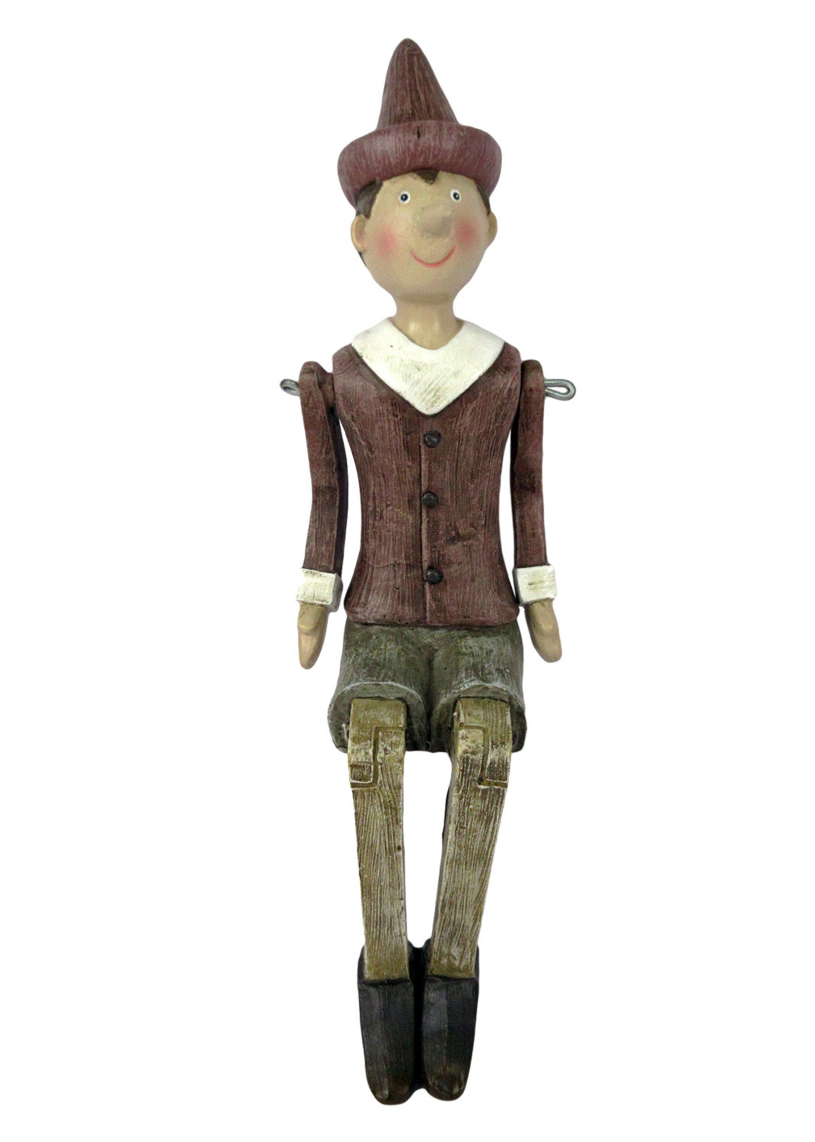 Clayre & Eef Pinokkio 6*10*20 cm 6PR2974