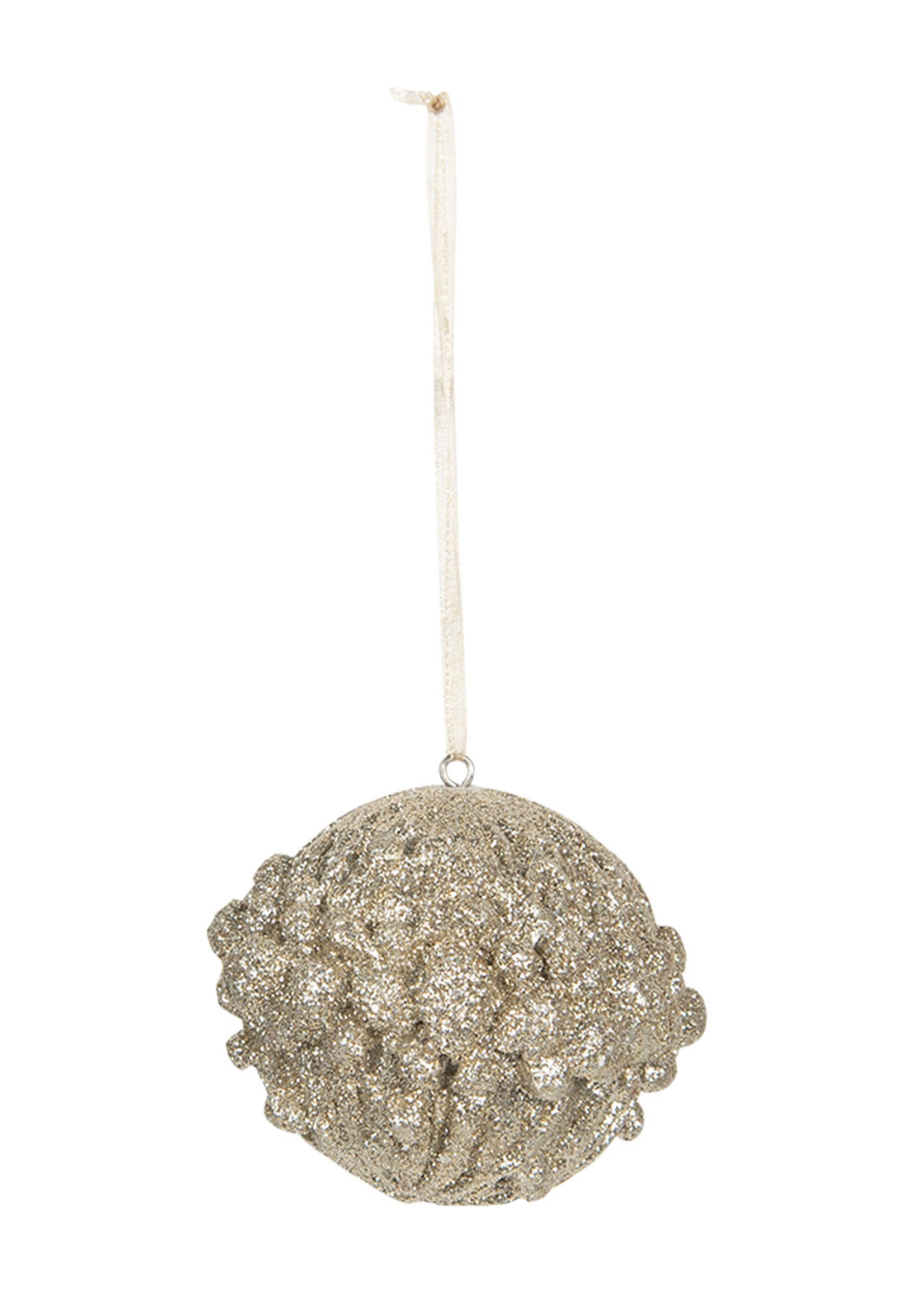 Clayre & Eef Kerstbal Ø 7*6 cm 6PR3024