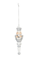 Clayre & Eef Décoration casse-noisette pendentif 4*4*13 cm 6PR3049