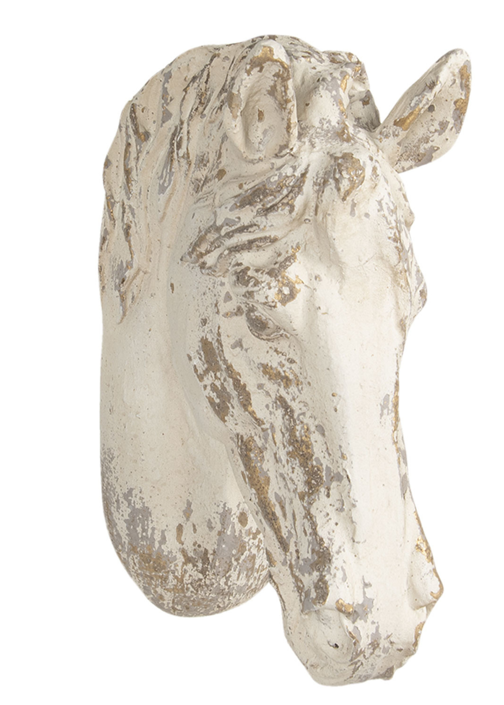 Clayre & Eef Decoratie paard 32*16*45 cm 6PR3052