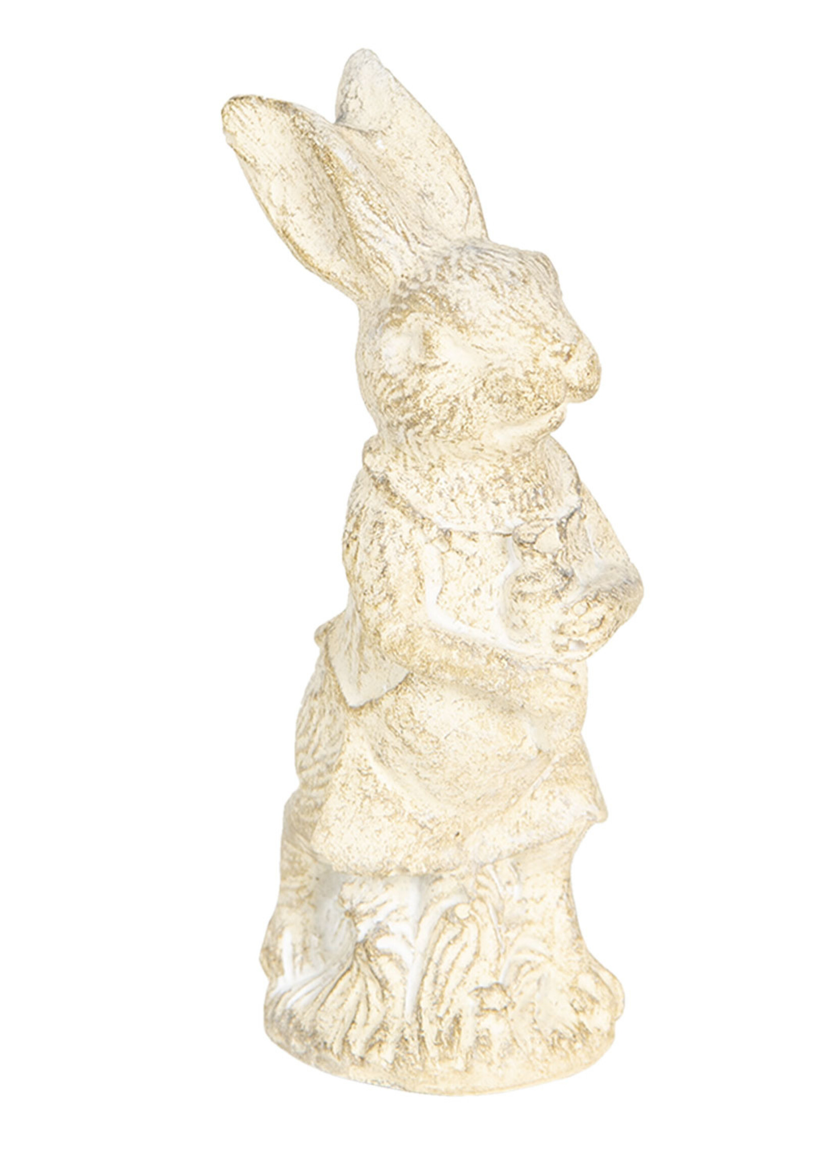 Clayre & Eef Decoratie konijn 4*4*11 cm 6PR3079W