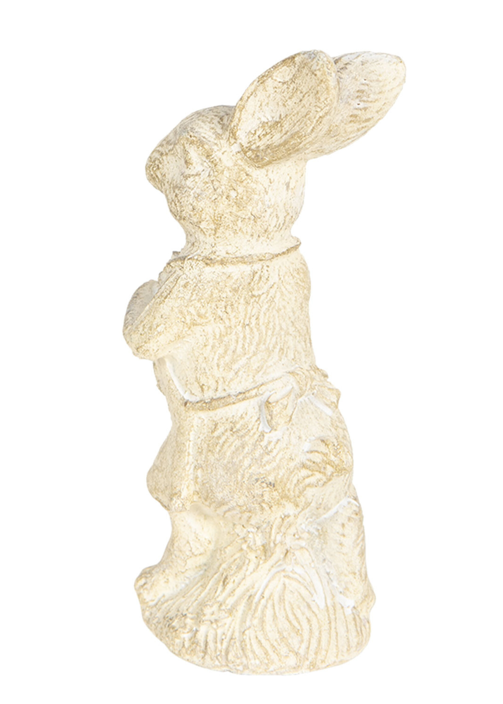 Clayre & Eef Décoration lapin 4*4*11 cm 6PR3079W