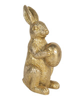 Clayre & Eef Decoratie konijn 10*6*17 cm 6PR3082GO