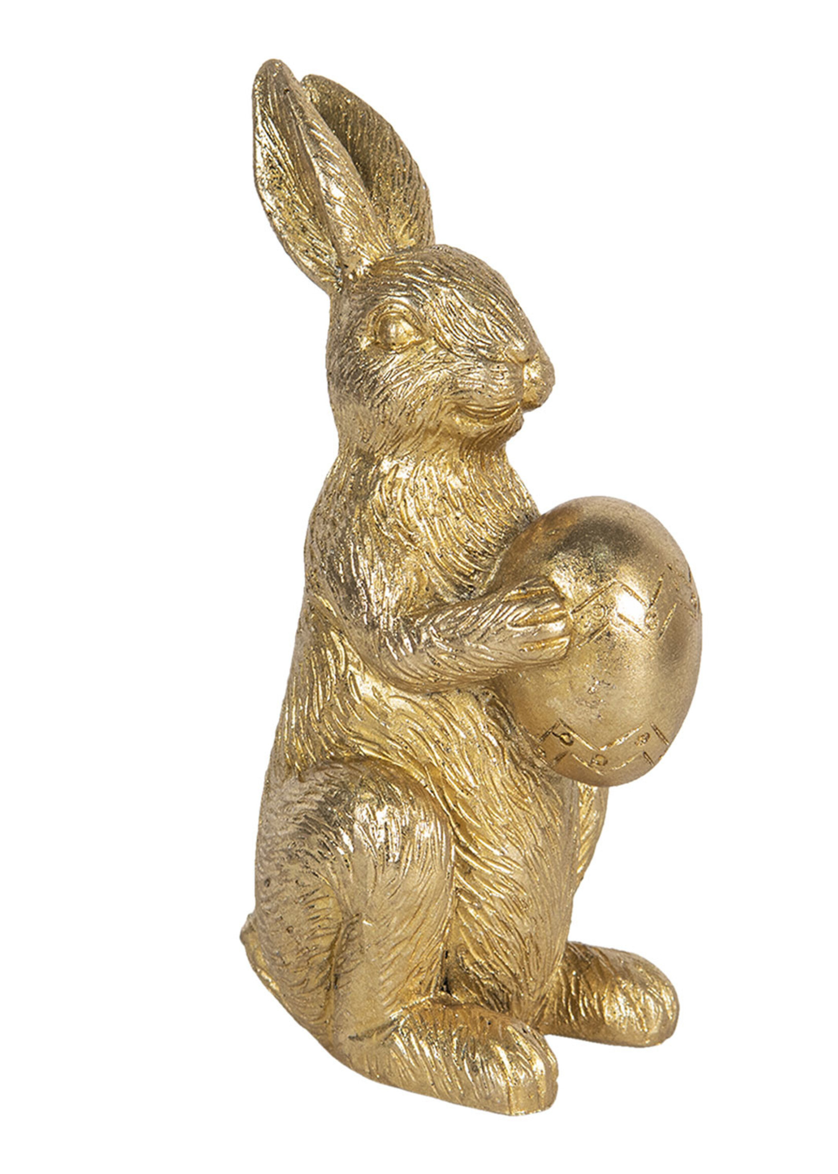 Clayre & Eef Decoratie konijn 10*6*17 cm 6PR3082GO