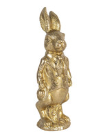 Clayre & Eef Décoration lapin 6*5*15 cm 6PR3084GO