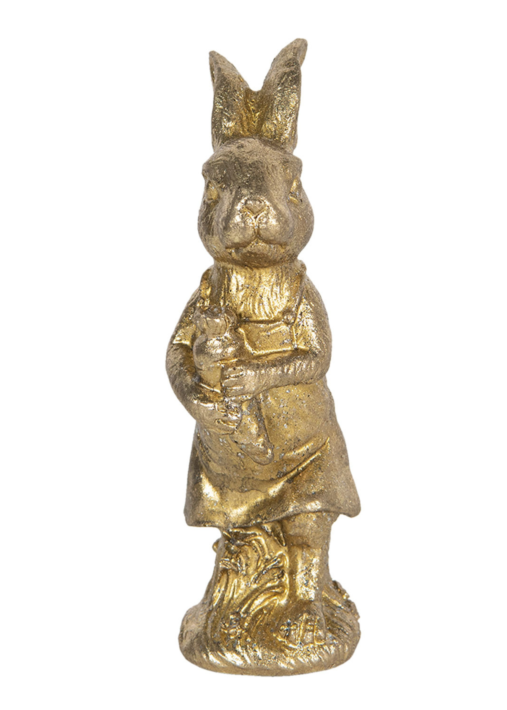 Clayre & Eef Décoration lapin 6*5*15 cm 6PR3085GO