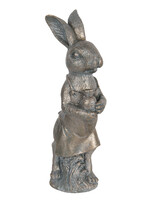 Clayre & Eef Décoration lapin 10*6*21 cm 6PR3088CH