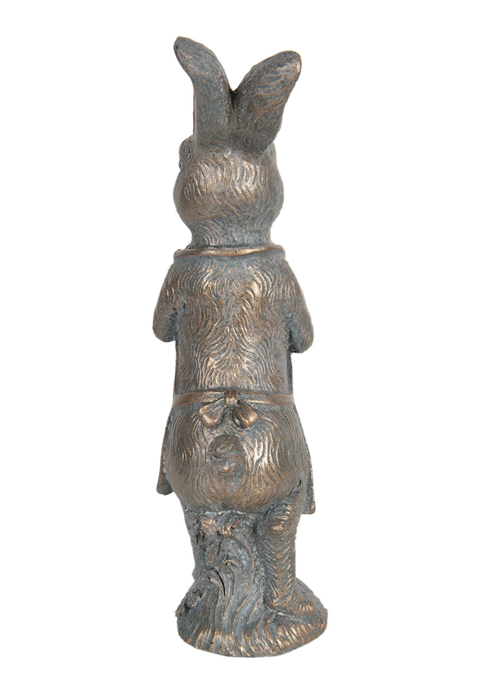 Clayre & Eef Décoration lapin 10*6*21 cm 6PR3088CH