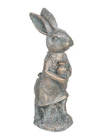 Clayre & Eef Décoration lapin 6*4*13 cm 6PR3089CH