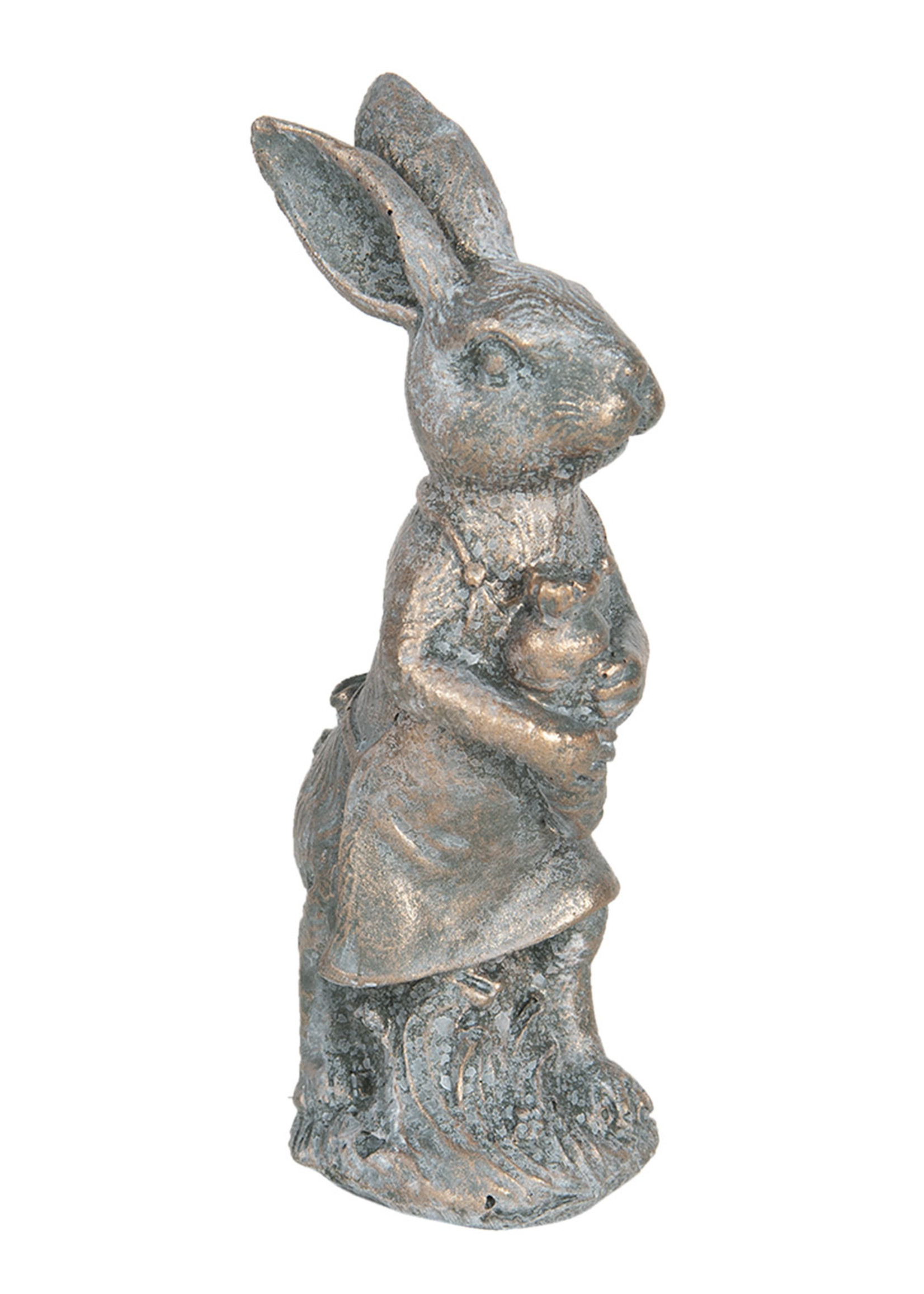 Clayre & Eef Decoratie konijn 6*4*13 cm 6PR3089CH