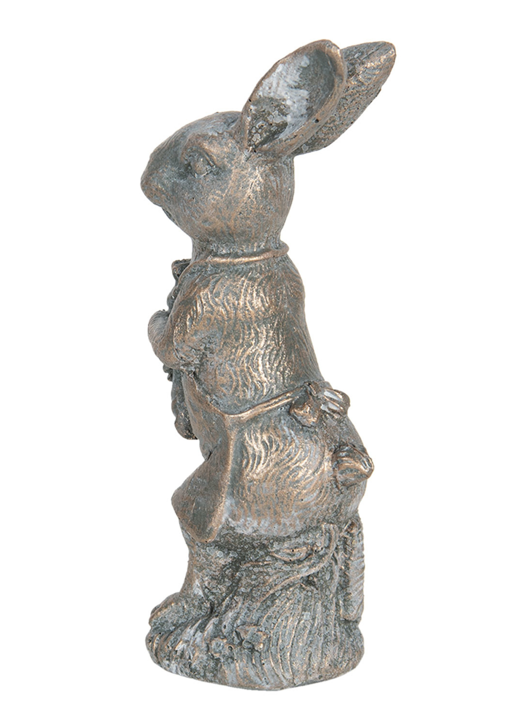 Clayre & Eef Décoration lapin 6*4*13 cm 6PR3089CH
