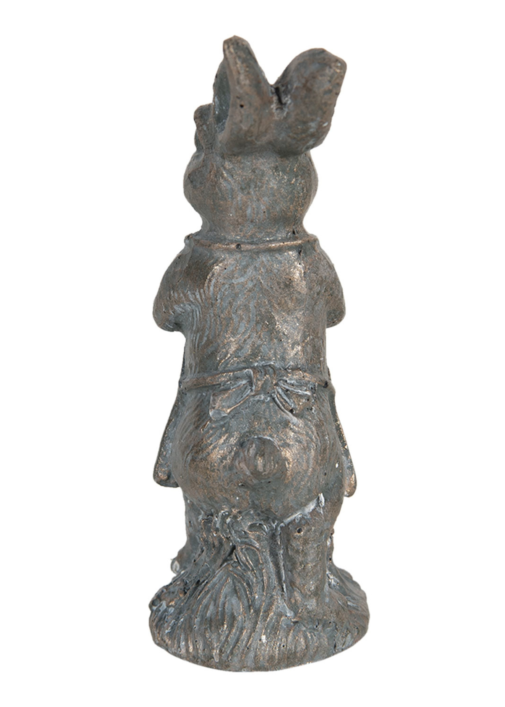 Clayre & Eef Décoration lapin 4*4*11 cm 6PR3090CH