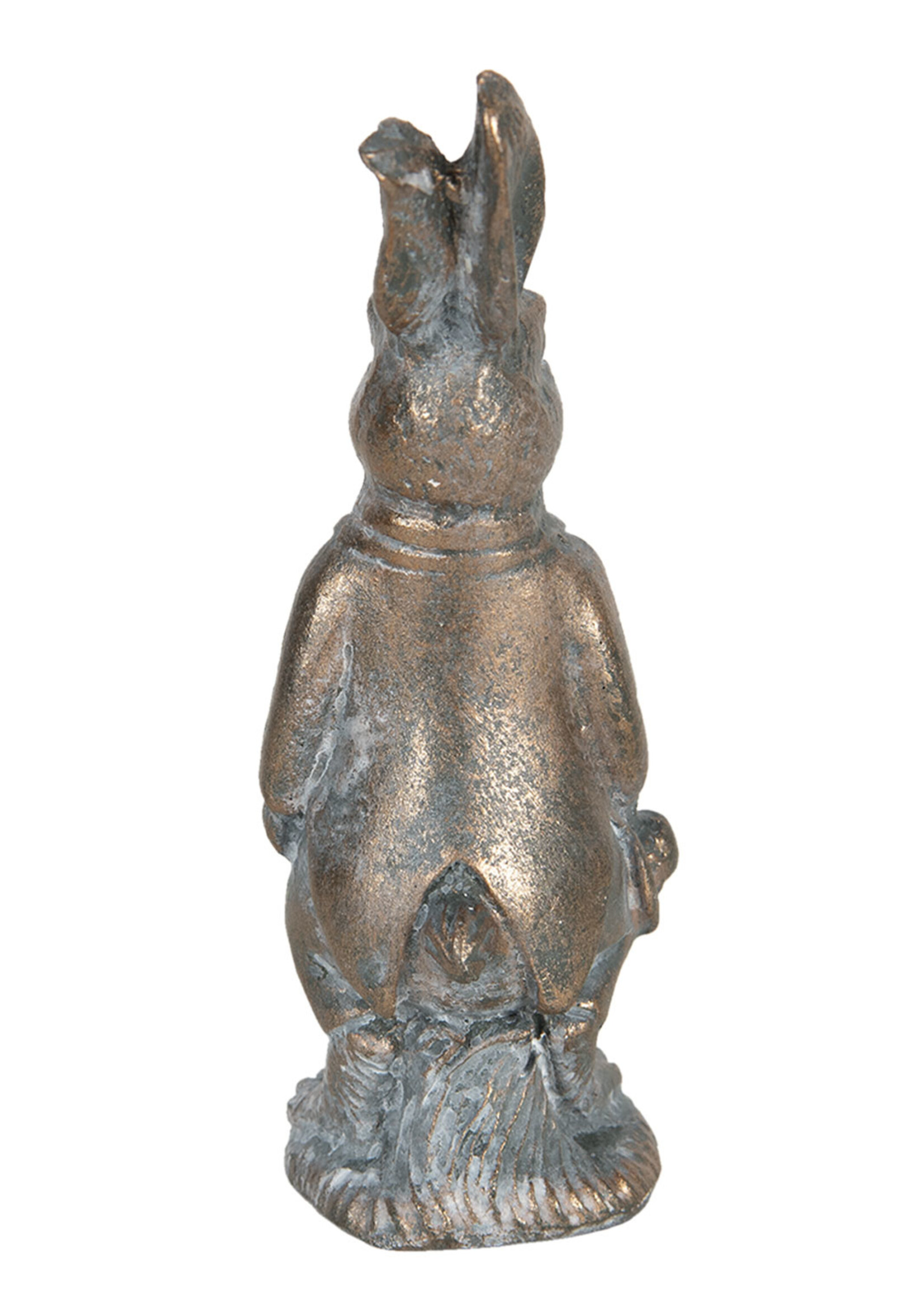 Clayre & Eef Decoratie konijn 4*4*11 cm 6PR3091CH