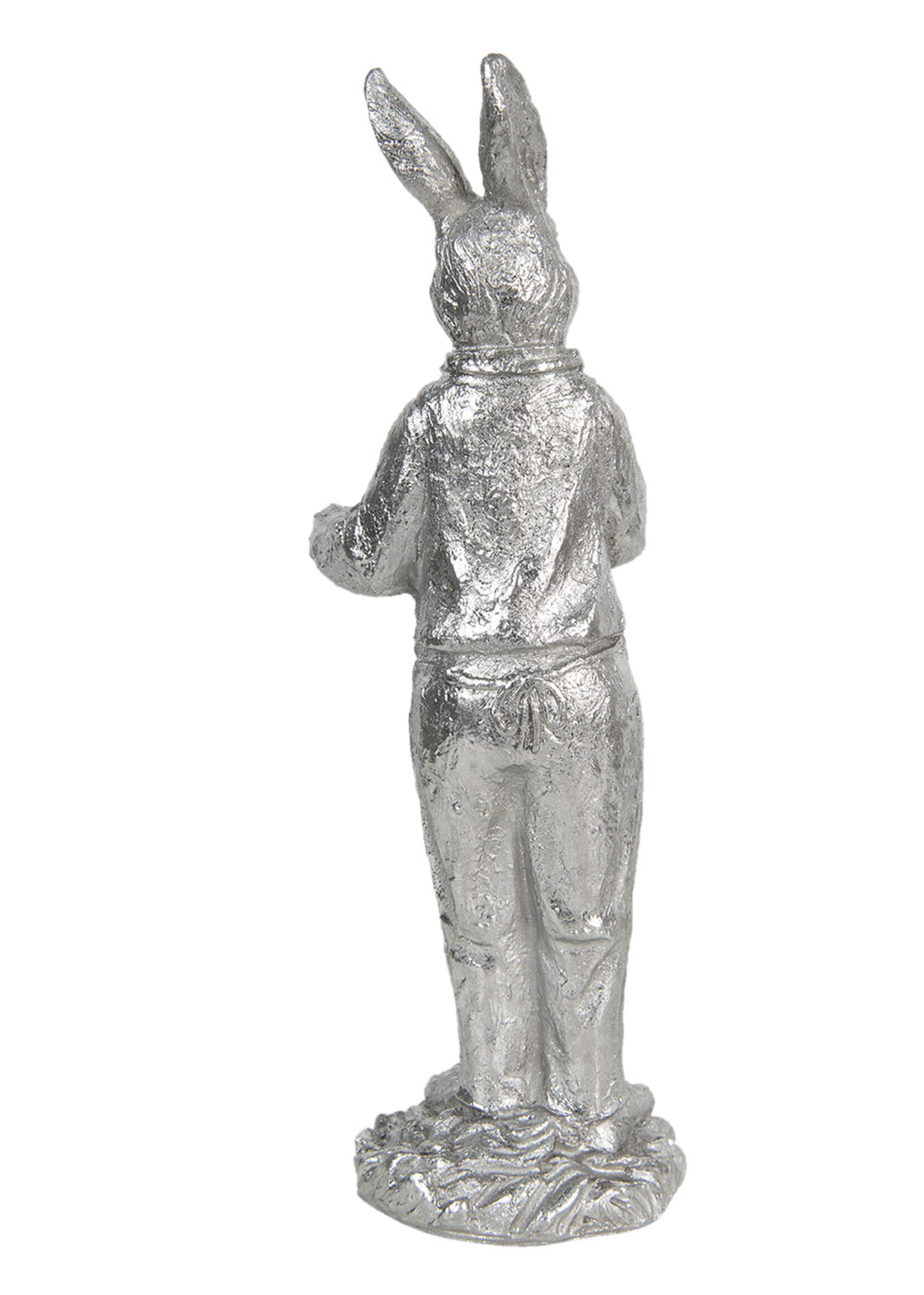 Clayre & Eef Décoration lapin 13*11*33 cm 6PR3092ZI