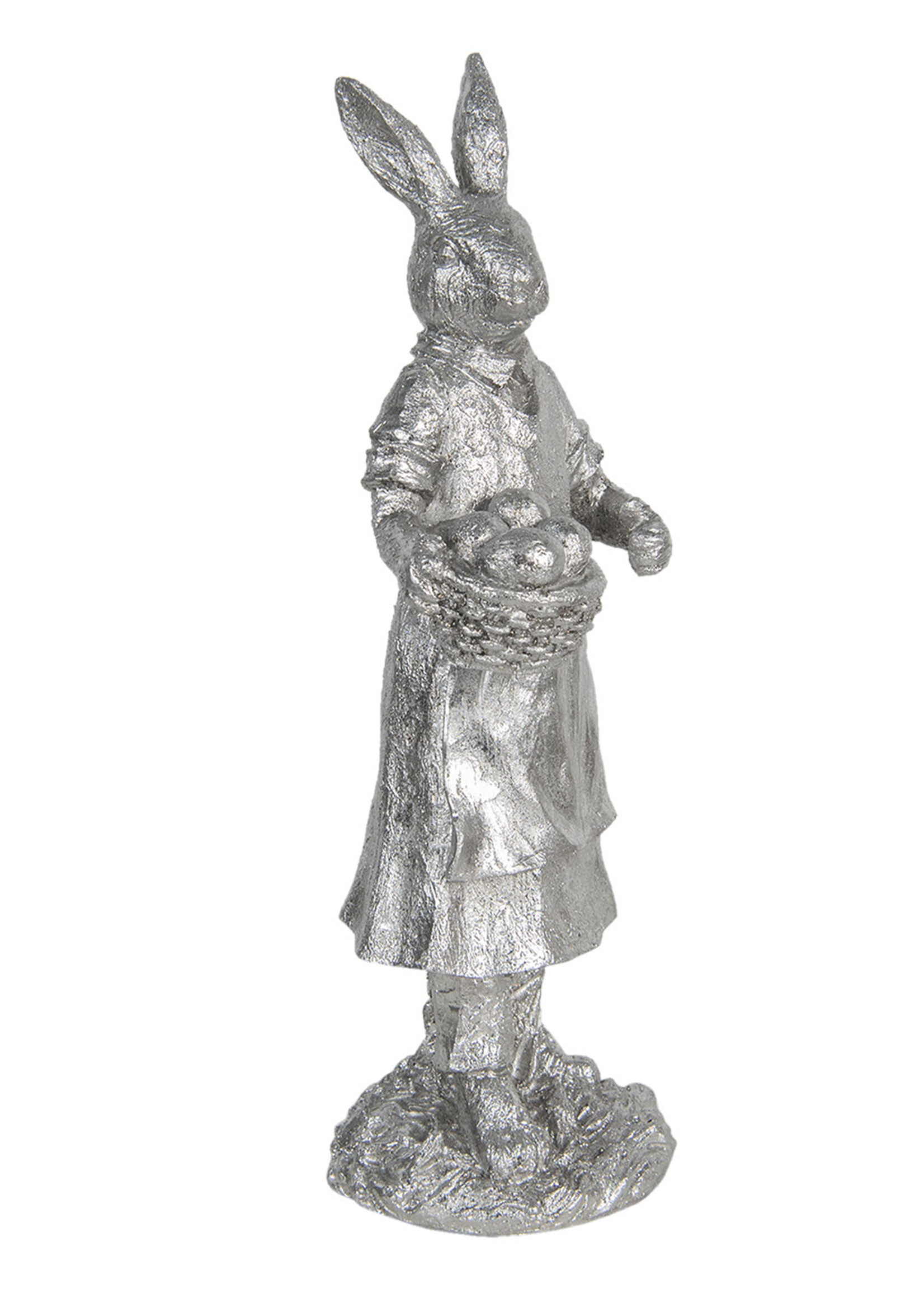 Clayre & Eef Décoration lapin 13*12*34 cm 6PR3093ZI