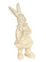 Clayre & Eef Décoration lapin 12*11*22 cm 6PR3095W