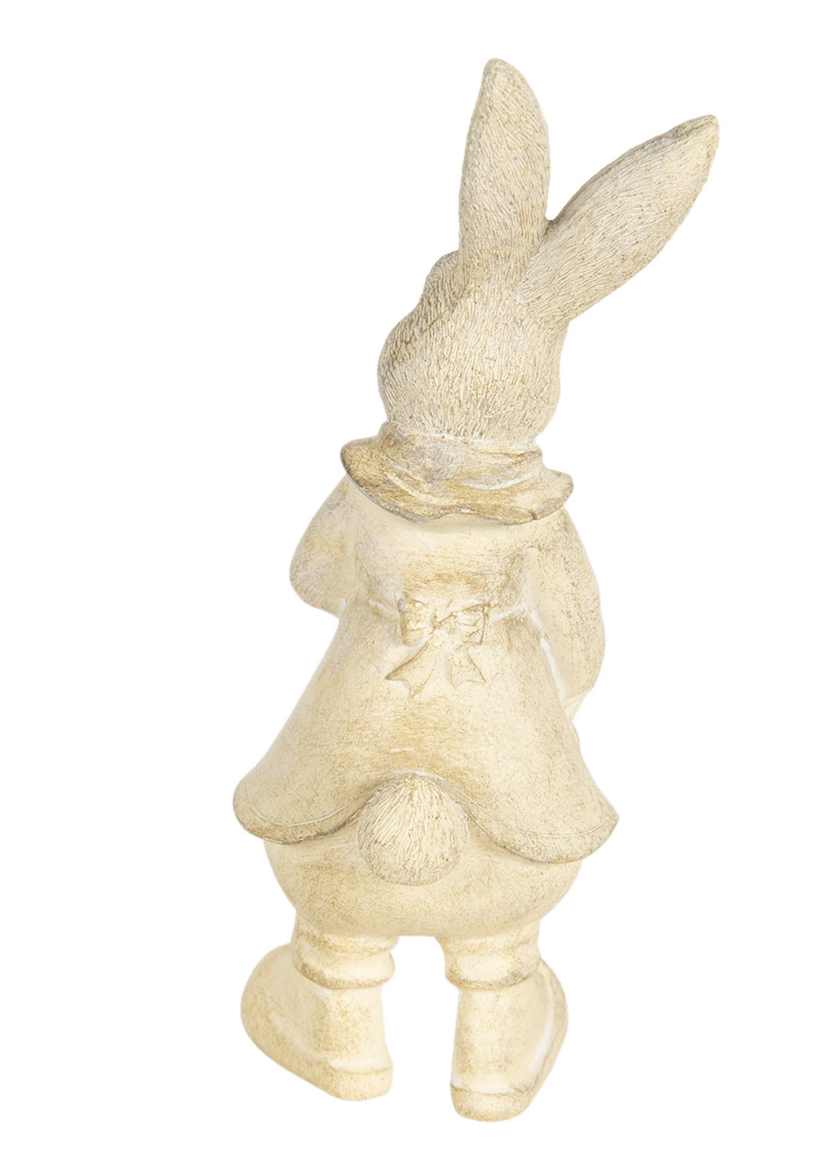 Clayre & Eef Decoratie konijn 12*11*22 cm 6PR3095W