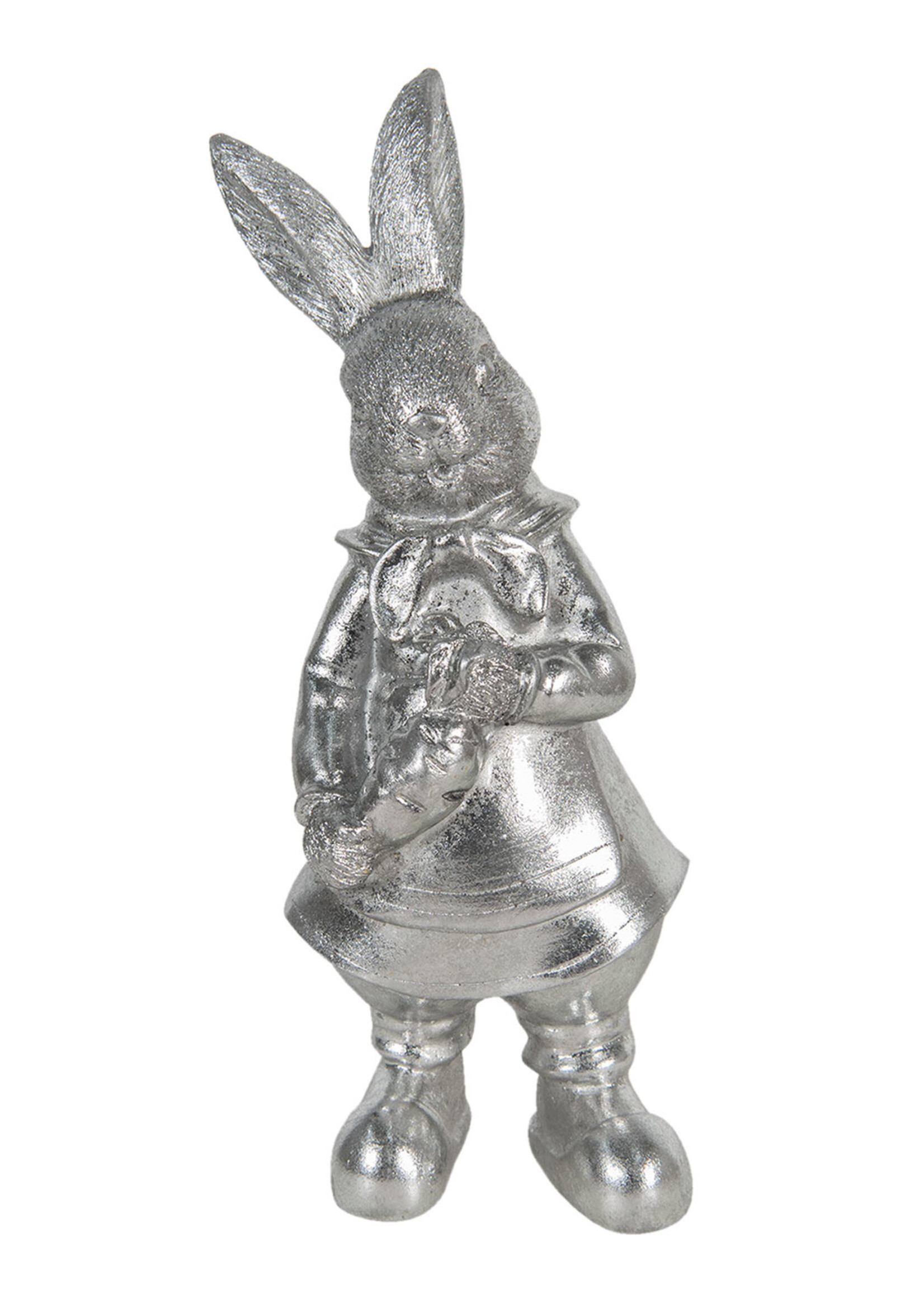 Clayre & Eef Décoration lapin 12*11*22 cm 6PR3095ZI