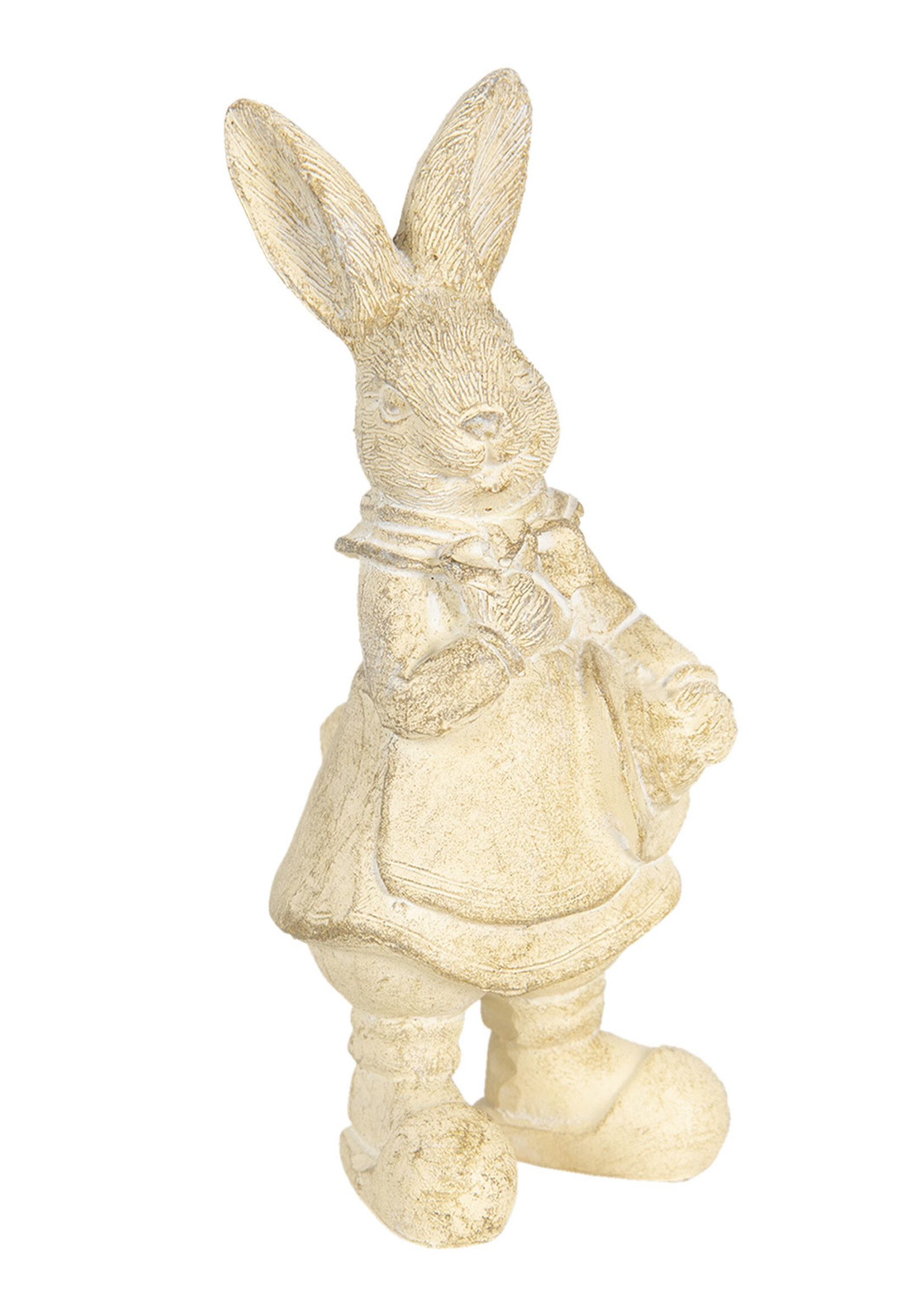 Clayre & Eef Décoration lapin 6*6*13 cm 6PR3097W
