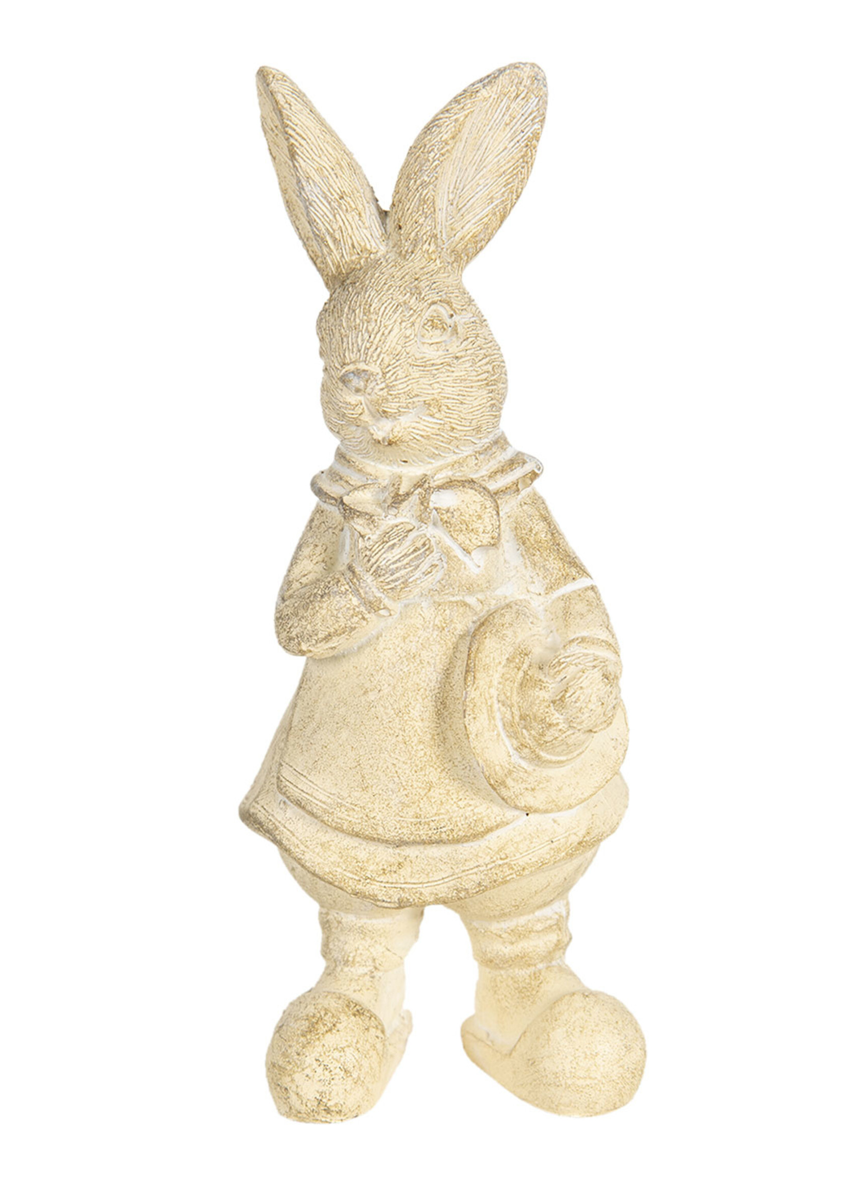 Clayre & Eef Décoration lapin 6*6*13 cm 6PR3097W